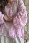 Sabo Boucle Flower Blouse Candy